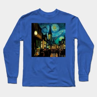 Starry Night in Diagon Alley Long Sleeve T-Shirt